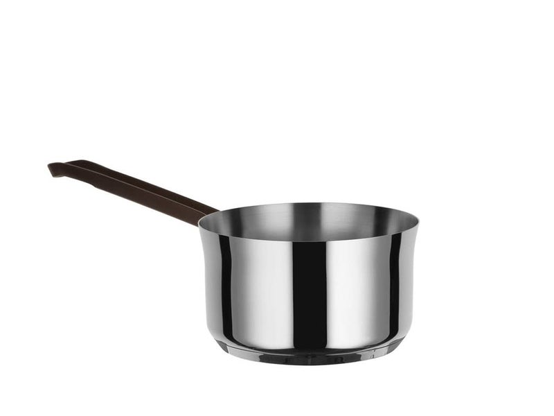 Alessi edo Long-Handled Saucepan   16  steel brown - Image 1